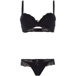 stand-prive.com Ensemble SG et string à dentelle - noir noir 100C/42 female
