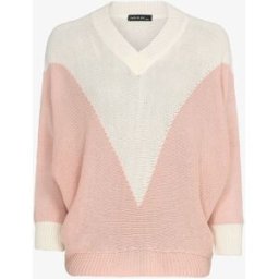 stand-prive.com Pull oversize bicolore coupe chauve-souris - Rose/blanc rose-blanc 36/38 female
