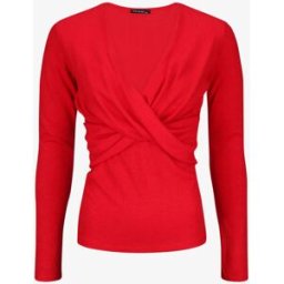 stand-prive.com Pull droit cache-coeur - Rouge rouge 36/38 female