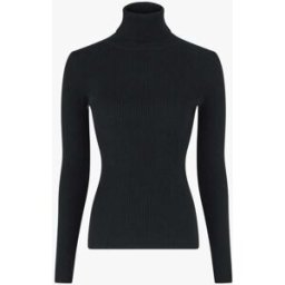 stand-prive.com Pull col roulé uni ajusté - Noir noir T.U female