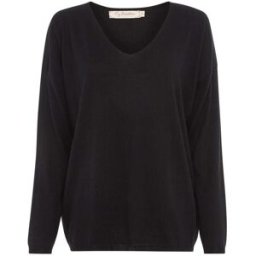 stand-prive.com Pull basique dos liseré dentelle - noir noir 38/40 female