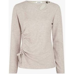 stand-prive.com Pull en maille fine à lien de serrage - Taupe taupe 36 female