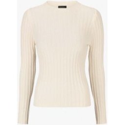 stand-prive.com Pull côtelé ajusté à col montant - Beige beige 36/38 female