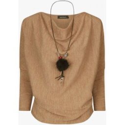 stand-prive.com Pull à col bénitier - Camel camel 36 female