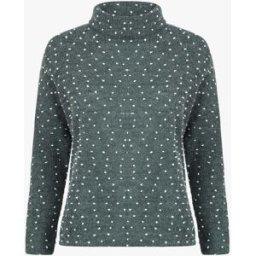 stand-prive.com Pull col roulé oversize à plumetis - Vert vert 36 female