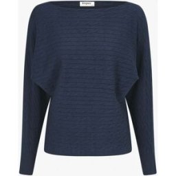 stand-prive.com Pull uni à col bateau - Marine marine 36/38 female