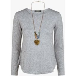 stand-prive.com Pull droit dos boutonné - Gris gris 36/38 female