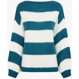 stand-prive.com Pull en maille rayé bicolore - Bleu canard bleu-canard 36/38 female