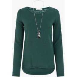 stand-prive.com Pull coupe droite à dos en dentelle - Vert foncé vert-fonce 36 female