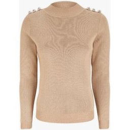 stand-prive.com Pull uni à boutons stylisés - Beige beige 36/38 female