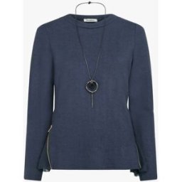 stand-prive.com Pull fin zippé sur les côtés - Marine marine 36 female