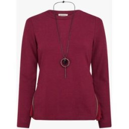 stand-prive.com Pull fin zippé sur les côtés - Lie de vin lie-de-vin 36 female
