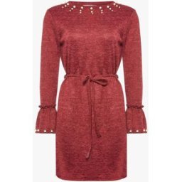 stand-prive.com Robe-pull col perlé - bordeaux bordeaux 36/38 female