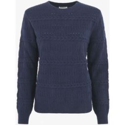 stand-prive.com Pull uni en maille à motif tressé - Marine marine 36/38 female