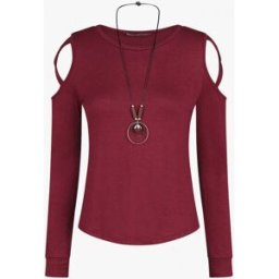 stand-prive.com Pull fin droit épaules dénudées - Bordeaux bordeaux 36 female