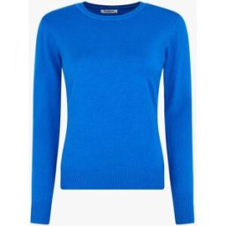 stand-prive.com Pull fin uni à col rond - Bleu roi bleu-roi 40/42 female