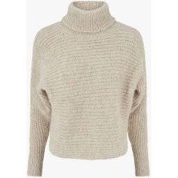 stand-prive.com Pull en laine mélangée irisé à col roulé - Taupe taupe 36/38 female