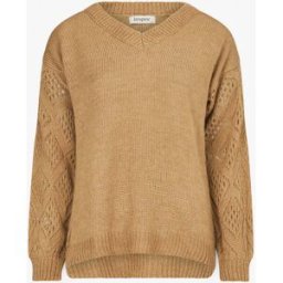 stand-prive.com Pull ample à manches ajourées - Camel camel 36/38 female
