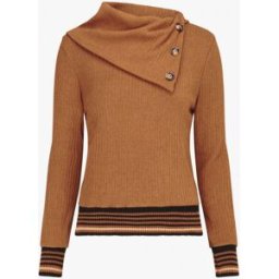 stand-prive.com Pull fin côtelé à col stylisé - Camel camel 36 female
