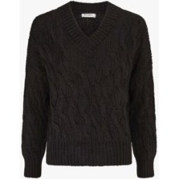 stand-prive.com Pull en maille torsadée - Noir noir 36/38 female