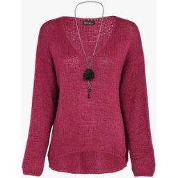 stand-prive.com Pull oversize à dos long - Bordeaux bordeaux 36/38 female