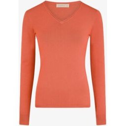 stand-prive.com Pull fin en cachemire mélangée à col V - Corail corail 36/38 female