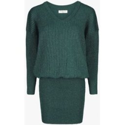 stand-prive.com Robe pull stretch pailletté - Vert vert T.U female