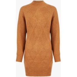 stand-prive.com Robe pull à col montant - Camel camel 36/38 female