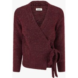 stand-prive.com Pull cache-coeur en laine mélangée irisée - Lie de vin lie-de-vin 36/38 female