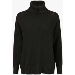stand-prive.com Pull ample col roulé - Noir noir T.U female