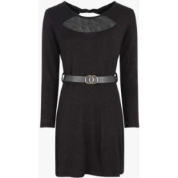 stand-prive.com Robe pull courte à dos ajouré - Noir noir 36 female