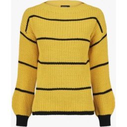 stand-prive.com Pull en maille à imprimé rayures - Jaune moutarde jaune-moutarde 36/38 female