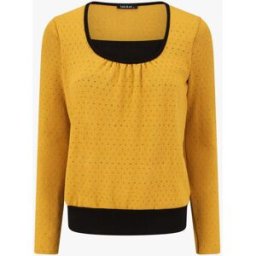 stand-prive.com Pull uni à détail irisé - Jaune moutarde jaune-moutarde 36 female