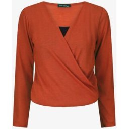 stand-prive.com Pull cache-coeur doublé - Rouille rouille 36/38 female
