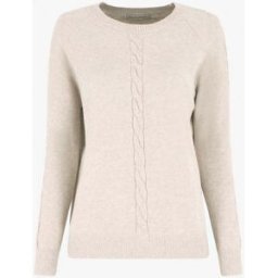 stand-prive.com Pull fin uni basique à col rond - Beige beige T.U female