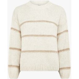 stand-prive.com Pull en maille à motif rayures - Beige beige 36/38 female
