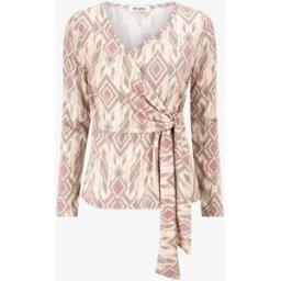 stand-prive.com Pull fin à nouer imprimé losanges - Taupe taupe 36 female