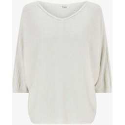 stand-prive.com Pull irisé à manches style chauves-souris - Beige beige 36/38 female