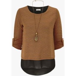 stand-prive.com Pull fin à rayures irisées - Camel camel 36 female