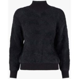 stand-prive.com Pull droit uni duveteux - Noir noir 36/38 female