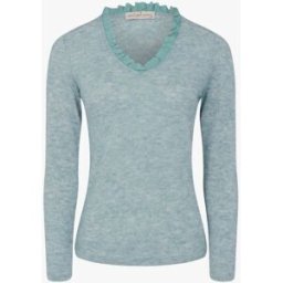 stand-prive.com Pull à encolure volantée - Vert menthe vert-menthe 36/38 female