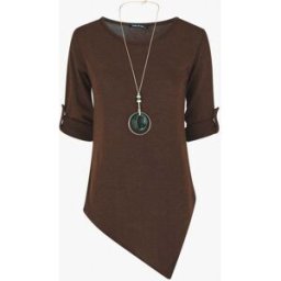 stand-prive.com Pull droit asymétrique - Marron marron 36 female
