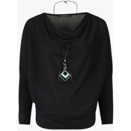 stand-prive.com Pull fin uni à manches longues - Noir noir 36 female
