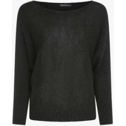 stand-prive.com Pull à col bénitier et manches dolman - Noir noir 36/38 female