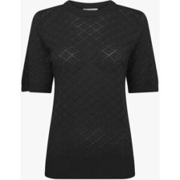 stand-prive.com Pull fin à motifs losanges ajourés - Noir noir 36/38 female
