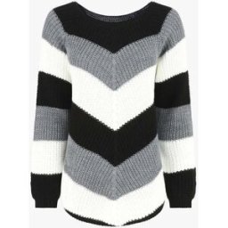 stand-prive.com Pull droit rayé col rond - Gris gris 36/38 female
