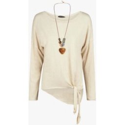 stand-prive.com Pull fin uni à nouer - Beige beige 36/38 female