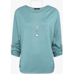 stand-prive.com Pull fin oversize manches 3/4 - Bleu bleu 36 female