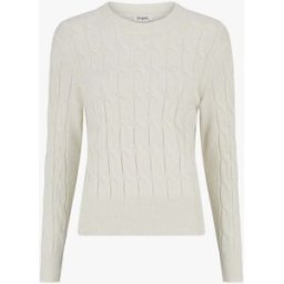 stand-prive.com Pull droit en maille tressée - Écru ecru 36/38 female
