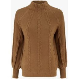 stand-prive.com Pull uni à col montant - Camel camel 36/38 female
